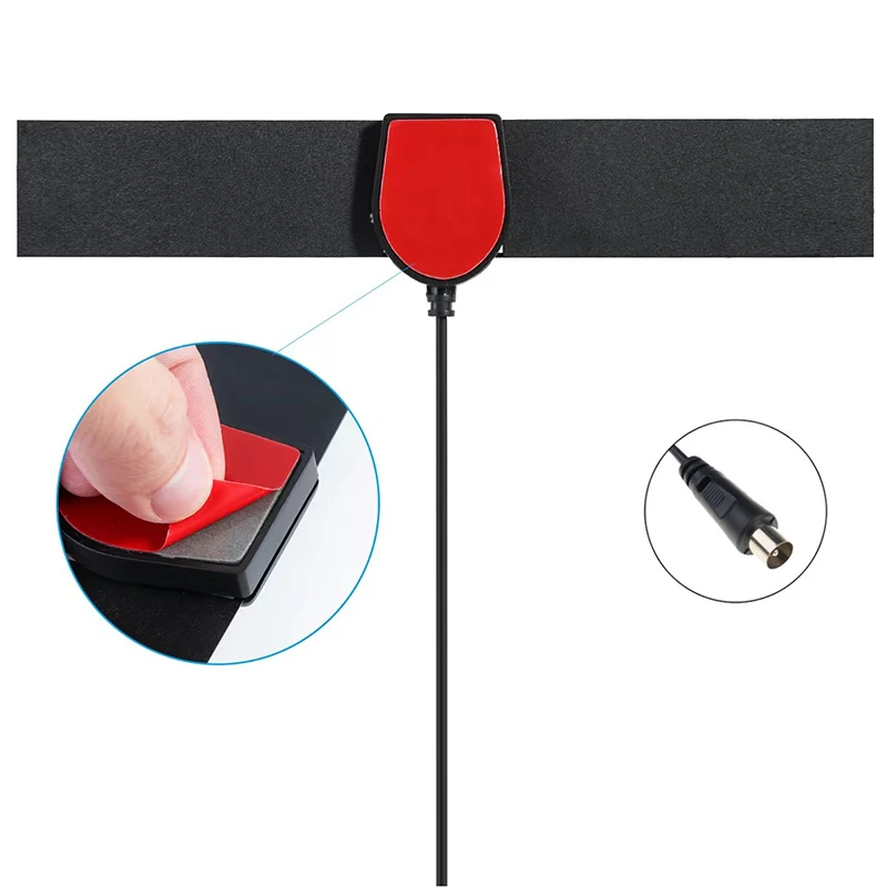 【C】1PC 25 Mile Range Antenna TV Digital HD 4K Antena Digital Indoor HDTV Support 1080p