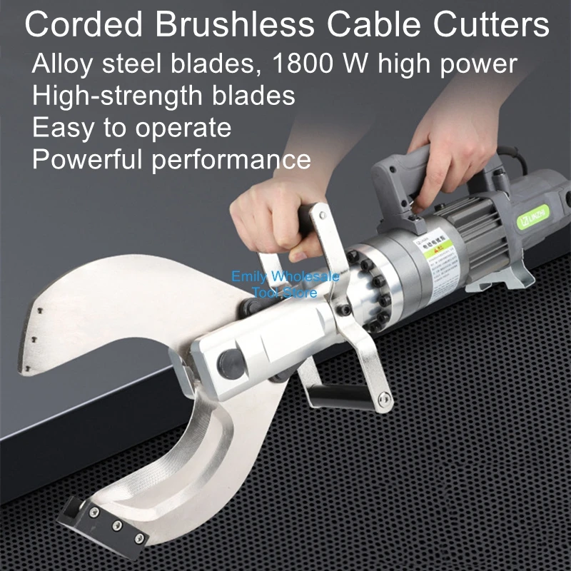 Electric-Hydraulic Shears, Plug-in Hydraulic Cutters, Wire Cutters, and Cable Cutters—Specifically Designed for Recycling