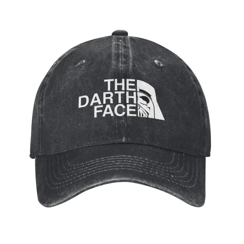 Custom The Darth Face Baseball Cap Women Men Cotton Breathable Dad Hat Sun Protection Snapback Hats