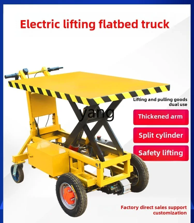 CX electric flat hand push hydraulic lifting platform truck