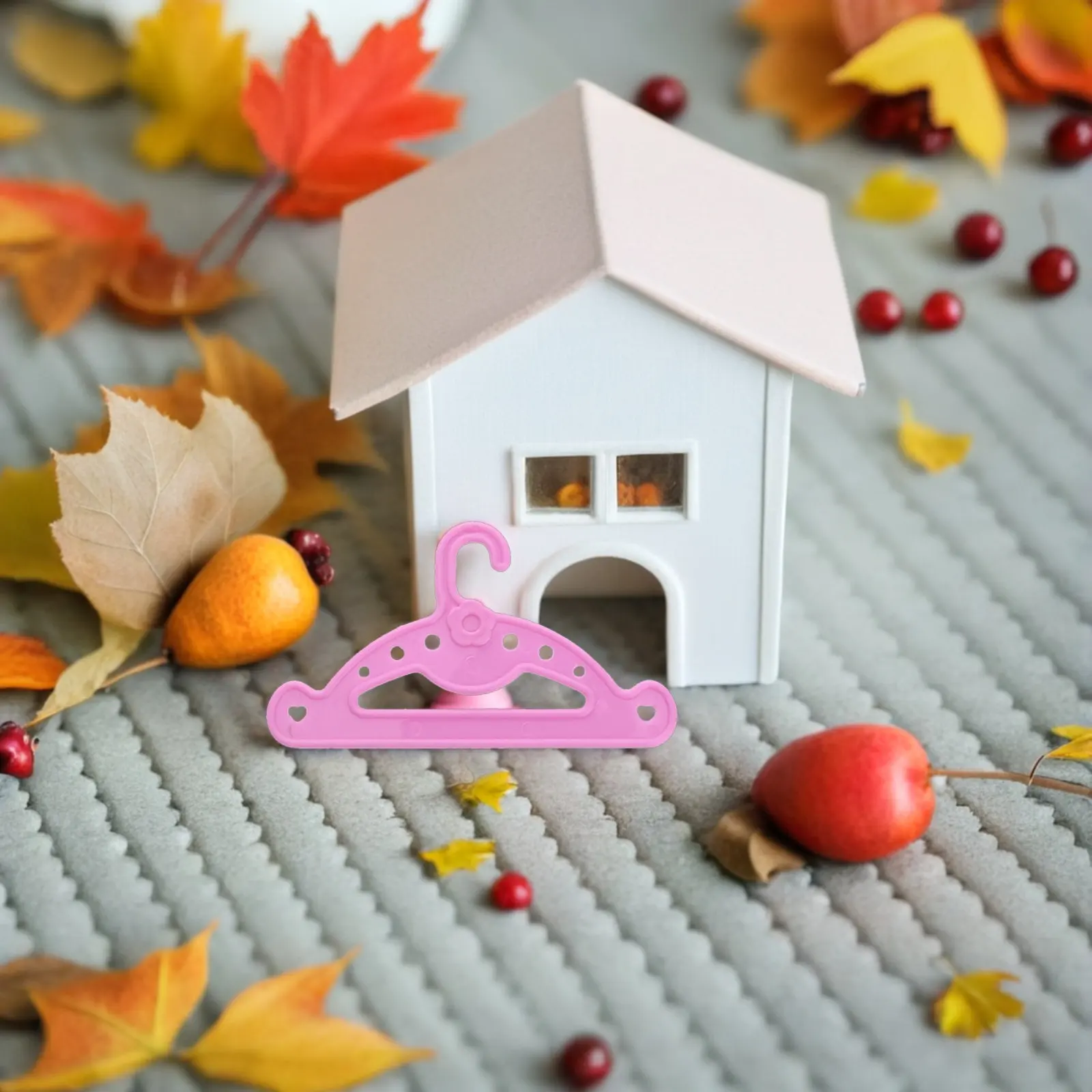 

10 шт. вешалок для одежды длиной 18 дюймов, простой и прочный дизайн, идеально подходят для миниатюр кукольных домиков, эффективный инструмент для организации гардероба.