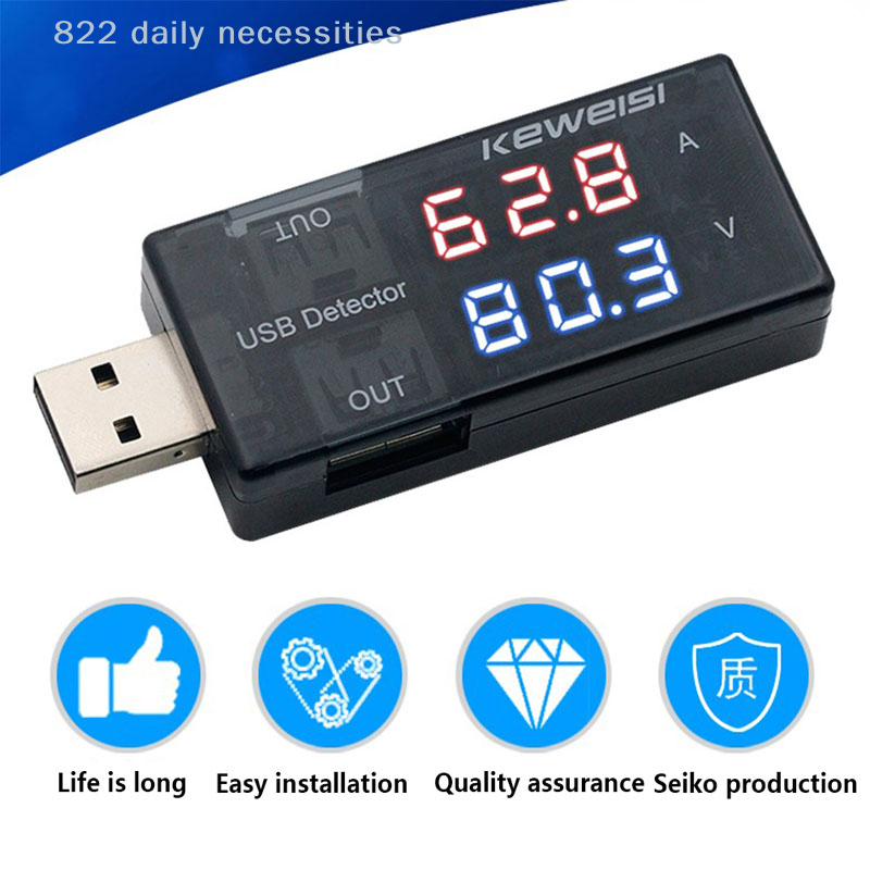  convenientUSB Current Voltage Charging Detector Tester Battery Voltmeter Ammeter Charger