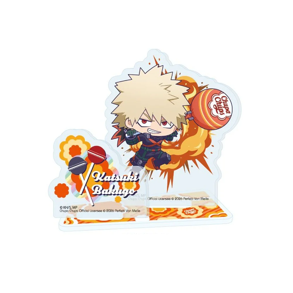 My Hero Academia Lollipop Ver 10CM Double Sided Acrylic Stand Keychain 2026 New Anime Stand Izuku Katsuki Shota DABI Desk Decor