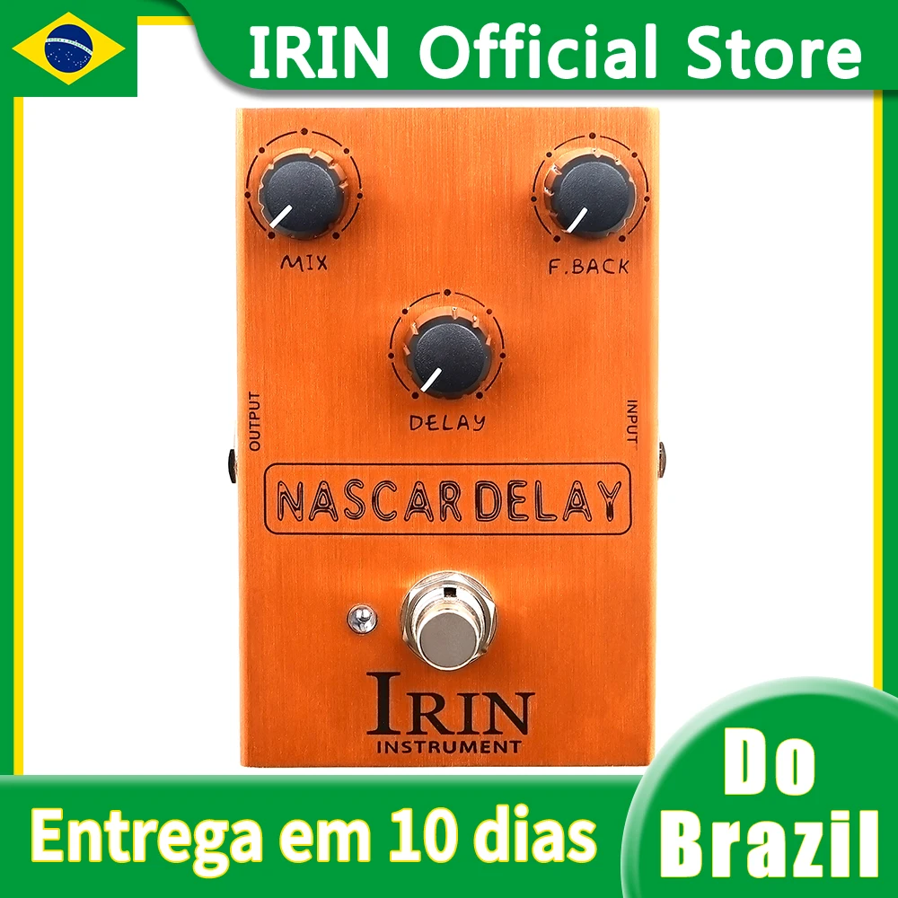 

IRIN Analog Delay Effect Pedal AN-37 Electric Guitar Effects Pedal Processor Classic Bbd Vintage Footswitch Guitar Accessories