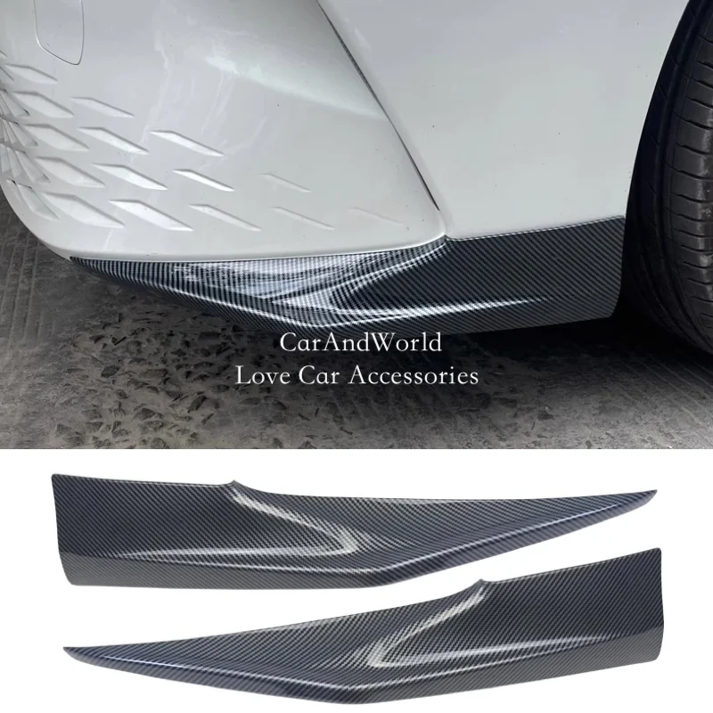 ABS كروم الجبهة الزاوية الوفير الإطار الزخرفية المضادة للكشط حامي غطاء الكسوة لتويوتا كامري XV80 2024 2025 اكسسوارات السيارات