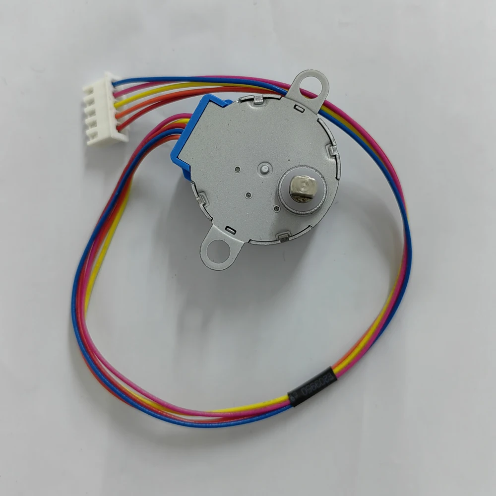 1 Uds. Aire acondicionado montado en la pared 2P 12V Motor 28BYJ48 con Cable de 21cm para aire acondicionado auxiliar Motor síncrono de hoja oscilante