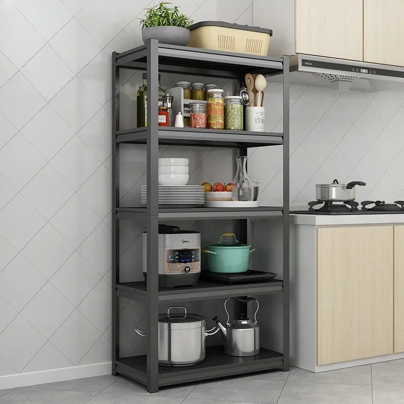 

Kitchen rack floor-to-ceiling multi-layer crevice storage rack