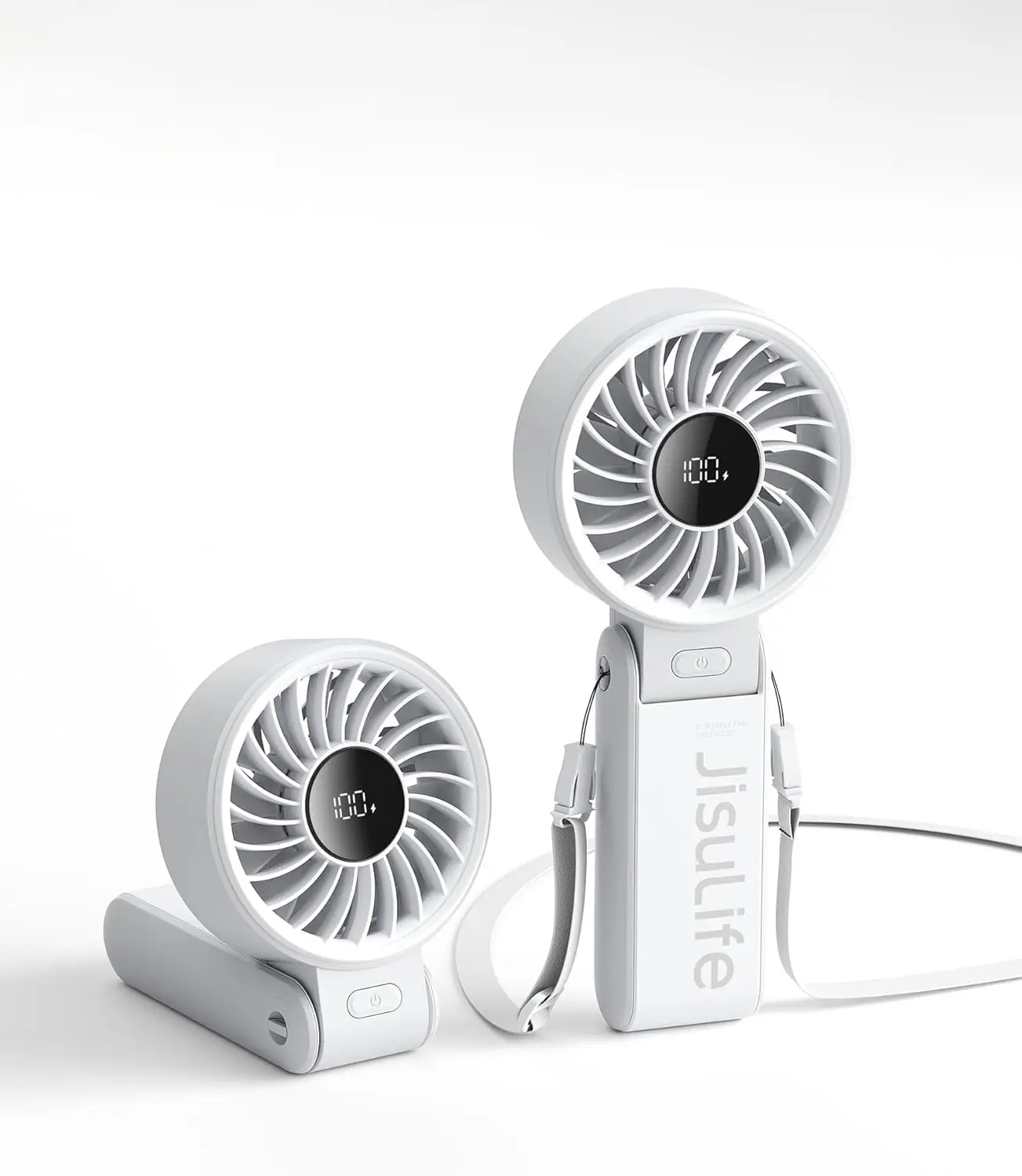 

Идеальная гибкость: широкий и мощный воздушный поток, максимальное охлаждение на 19,5 часов, перезаряжаемый аккумулятор 5000 мАч, 5 скоростей, LED-дисплей, портативный вентилятор 3 в 1.