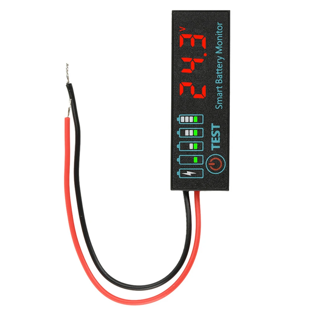 1pc DC 7-55V Battery Charging Indicator LED Indicator Voltage Charging Indicator For Electric Vehicles Energy Storage Systems