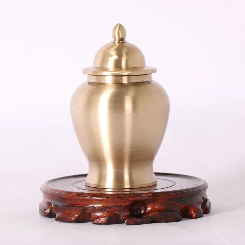 

All-brass brushed general , storage jar, craft ornament, wholesale from manufacturer