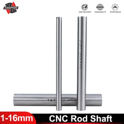 Stainless Steel Rod 1-16mm CNC Lathe Rod Shaft 100mm Long Linear Shaft Metric Round Rod 3D Printer Chromed Round Shaft