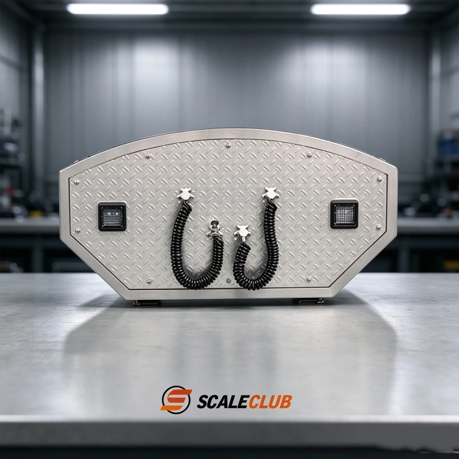 SCALECLUB 1/14 Truck Metal Pipe Holder Type4 Euro Truck Style for 1/14 Tamiya SCANIA 770S TGX LESU Car Accessories