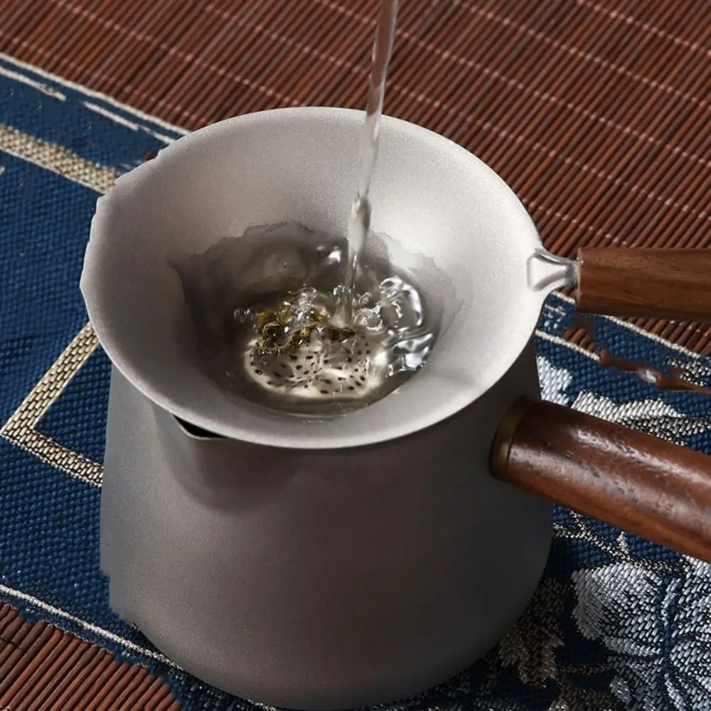 Durable Titanium Tea Strainer Fine Mesh Lightweight Tea Filter Corrosion-resistant Integrated Tea Infusers Tea Room
