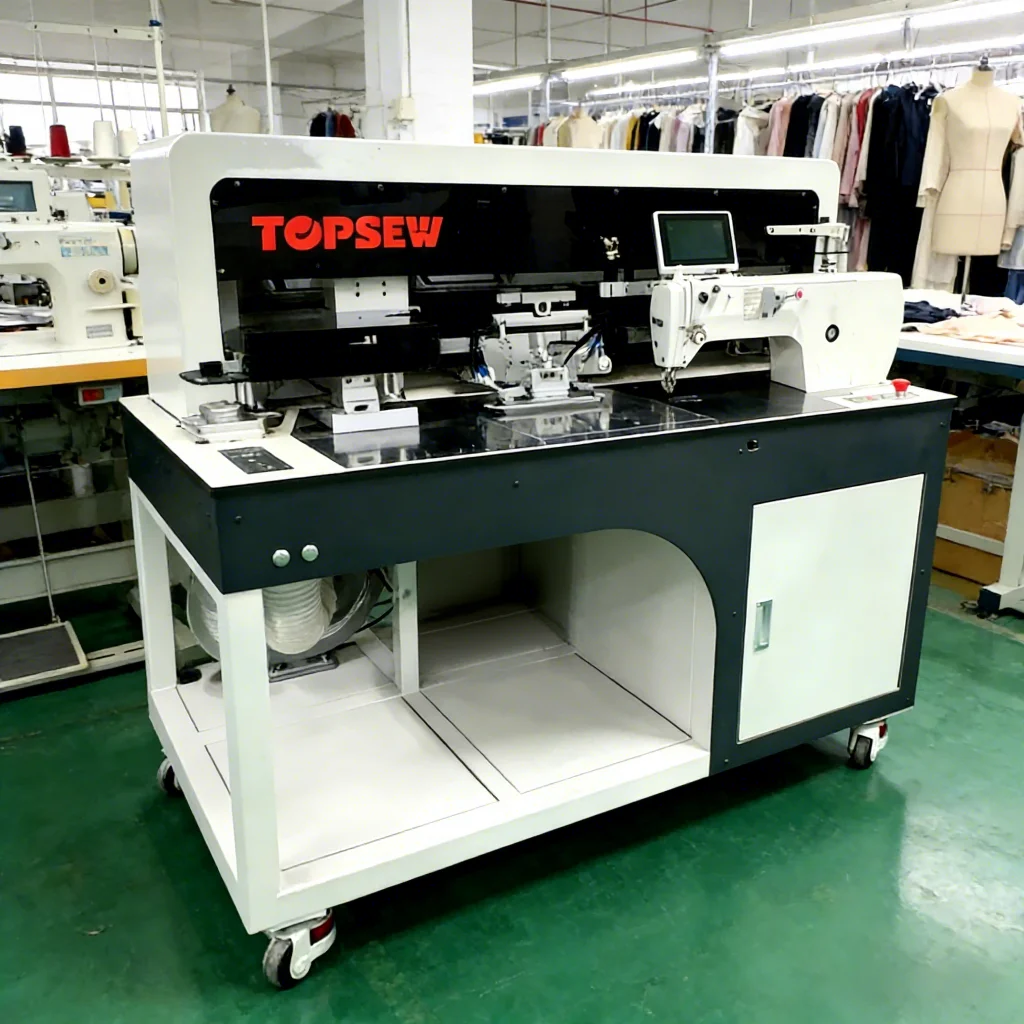 ATV&UTVTOPSEW TS-995/995-A Automatic Laser Pocket Welting Sewing Machine 3000RPM Laser Pocket Sewing Machine for Garment Factory