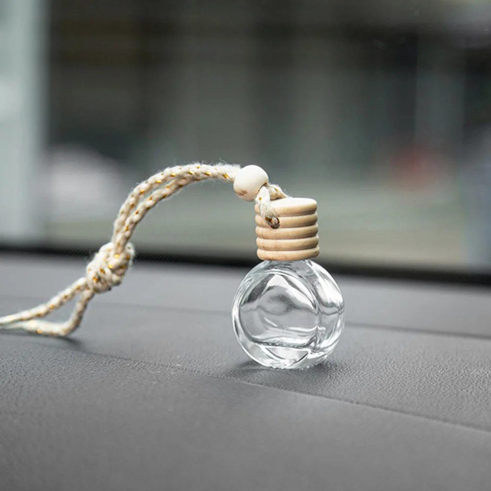 

10 Pcs Car Perfume Bottle Refillable Essential Oil Bottles Fragrance Diffusers For Oils Lanyards Air Freshener Mini Hanging