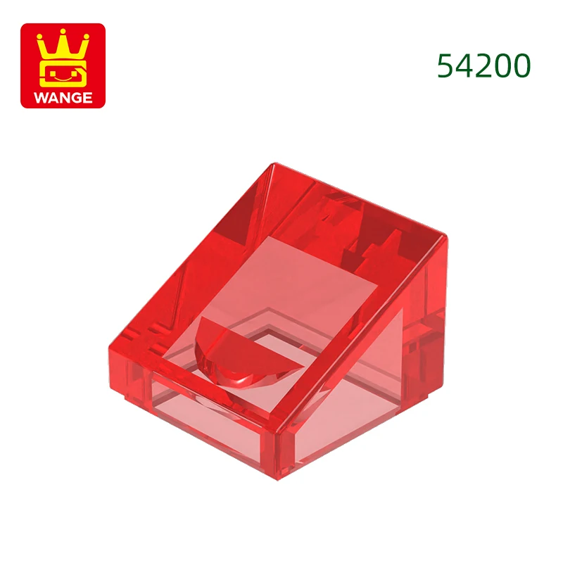 Wange 543 stks/partij 54200 1x1 Helling Bouwstenen Geneigd Panel Bricks DIY Compatibel met alle Merk Speelgoed voor Kinderen Geschenkdoos