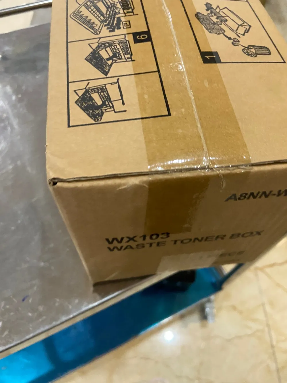 

A4NNWY1 WX-103 Waste Toner Container for Konica Minolta C224 C284 C308 C364 C368 C454 C554 C458 C558 C658 C220 C221 C258 C280