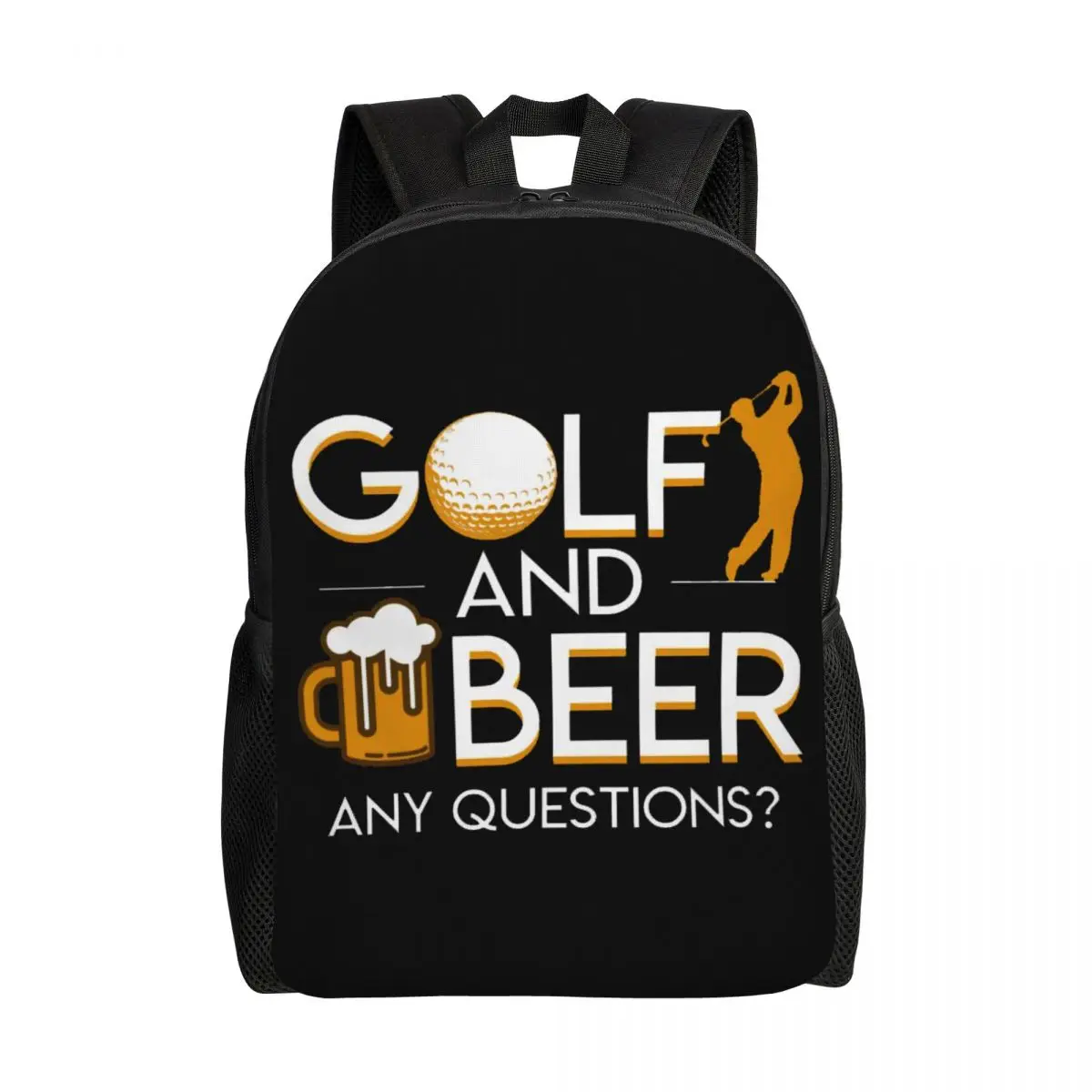 

Дорожный рюкзак для гольфа и пива на заказ для мужчин и женщин, школьный рюкзак для компьютера, студенческие рюкзаки для колледжа