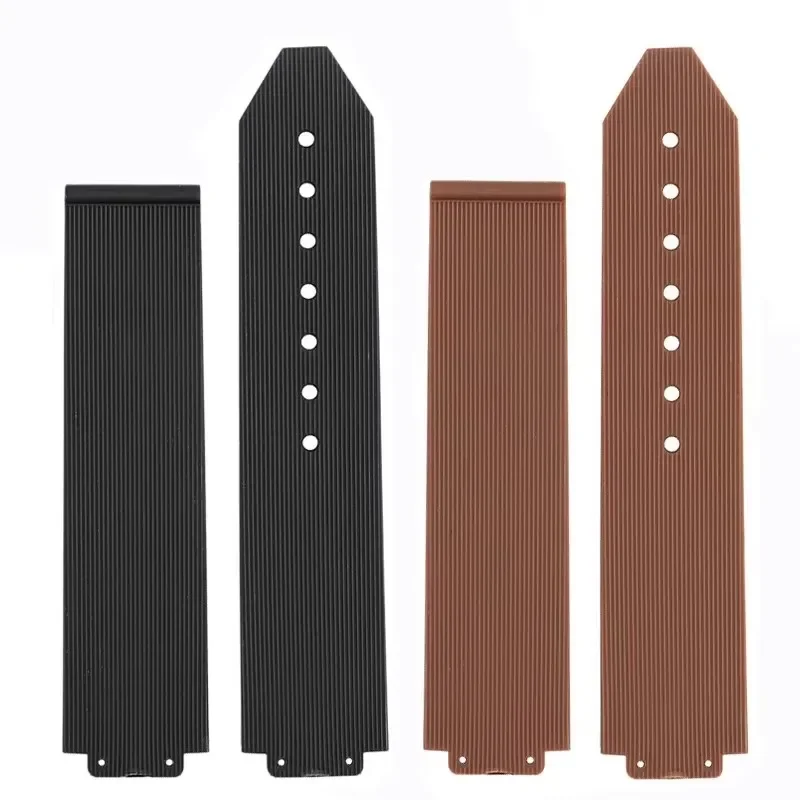 Cinturino per orologio in silicone impermeabile convesso 20X13mm per HUBLOT Grande esplosione cinturino in gomma da donna femminile fibbia a farfalla Con strumento