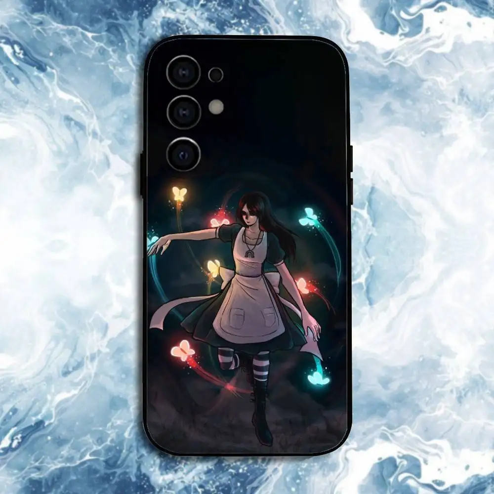 Etui na telefon Alice Madness Returns dla Samsung S25, S24, S23, S22, S21, S20, Plus, Fe, Lite, inne modele, czarne etui