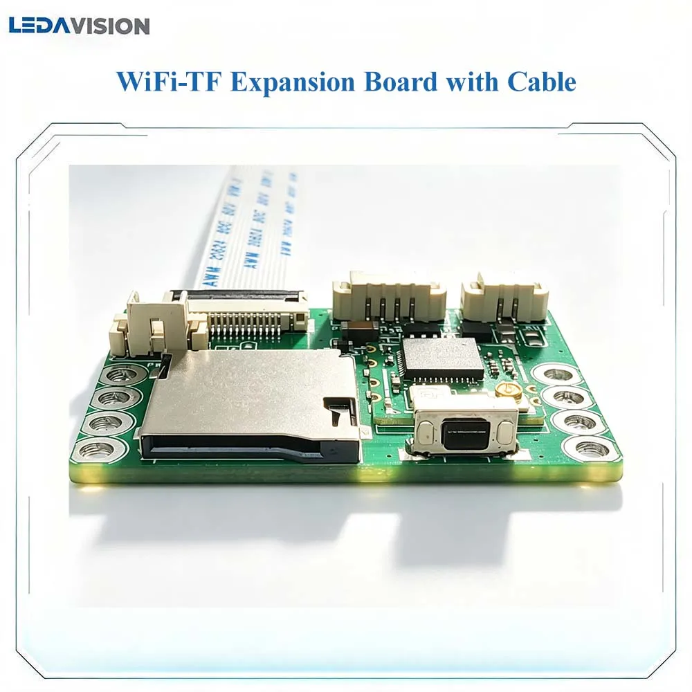 WiFi TF Card Expansion Board Dual‑Band 2.4G&5G Wireless WIFI Module with FPC Cable For IP Camera CCTV Security Surveillance