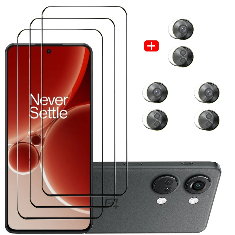 Pelicula,For OnePlus Nord 3 5G Tempered Glass One Plus Nord3 Screen Protector One Plus Nord 3 2 2T Cristal templado OnePlus Nord CE 3 Lite Front Film OnePlus Nord2 Original Phone Film & Camera Protectors