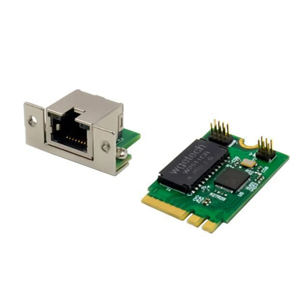 M.2 A+E 2.5G Ethernet Adapter 2.5G/1G/100M Multi-Gigabit M.2 Network Card 8125B COM