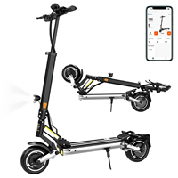 HITWAY H6 Folding Electric Scooter, 48V 15.6Ah Battery, 8.5-Inch, App-Controlled E-Scooter, CE Certified Wholesale Europe & UK