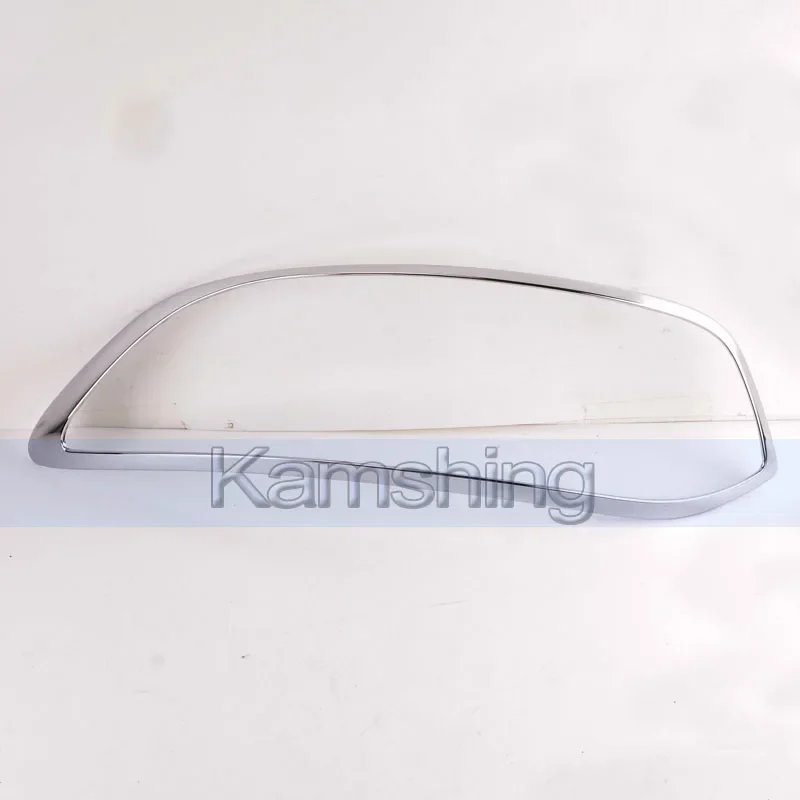 CAPQX For Renault Kadjar 15-18 ABS Chrome Car Rear Lights Cover Taillight Trim Sticker Front headlight headlamp trims sticker