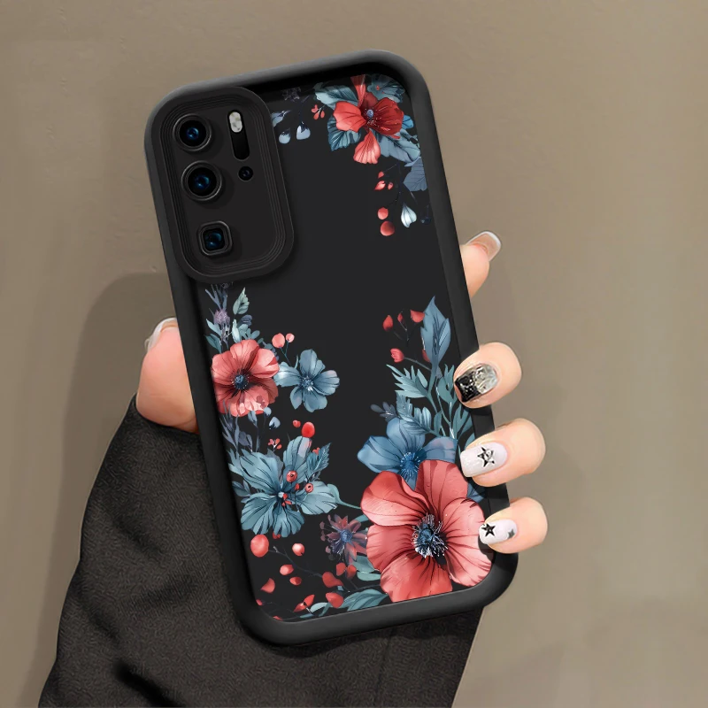 حافظة هاتف مطبوعة بالزهور لهاتف انفينيكس نوت 50 40 GT 30 VIP Zero 30 Hot 60 Pro Plus 40i 30i 10 20 Play غطاء سيليكون غير لامع #4