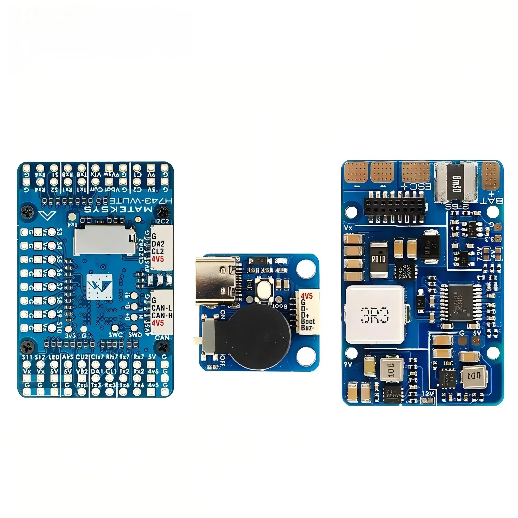H743-WLITE Flight Controller with OSD, MicroSD Slot, Built-in Inverter for FPV Fixed-Wing & Multi-Propeller