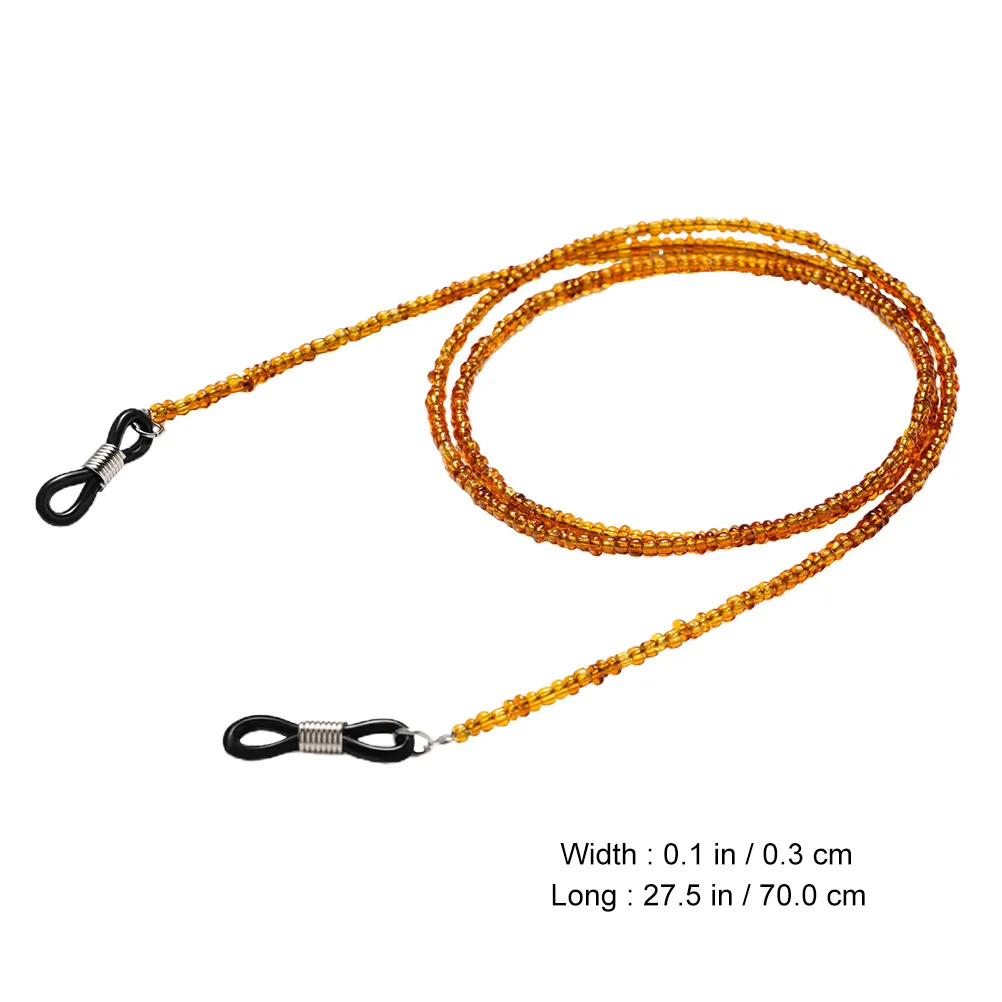 3Pcs Glasses Chains Anti-Lost Hanging Rope for Outdoor Sports Eyeglass Lanyard Strap Suitable Fishing Biking Hiking Skiing