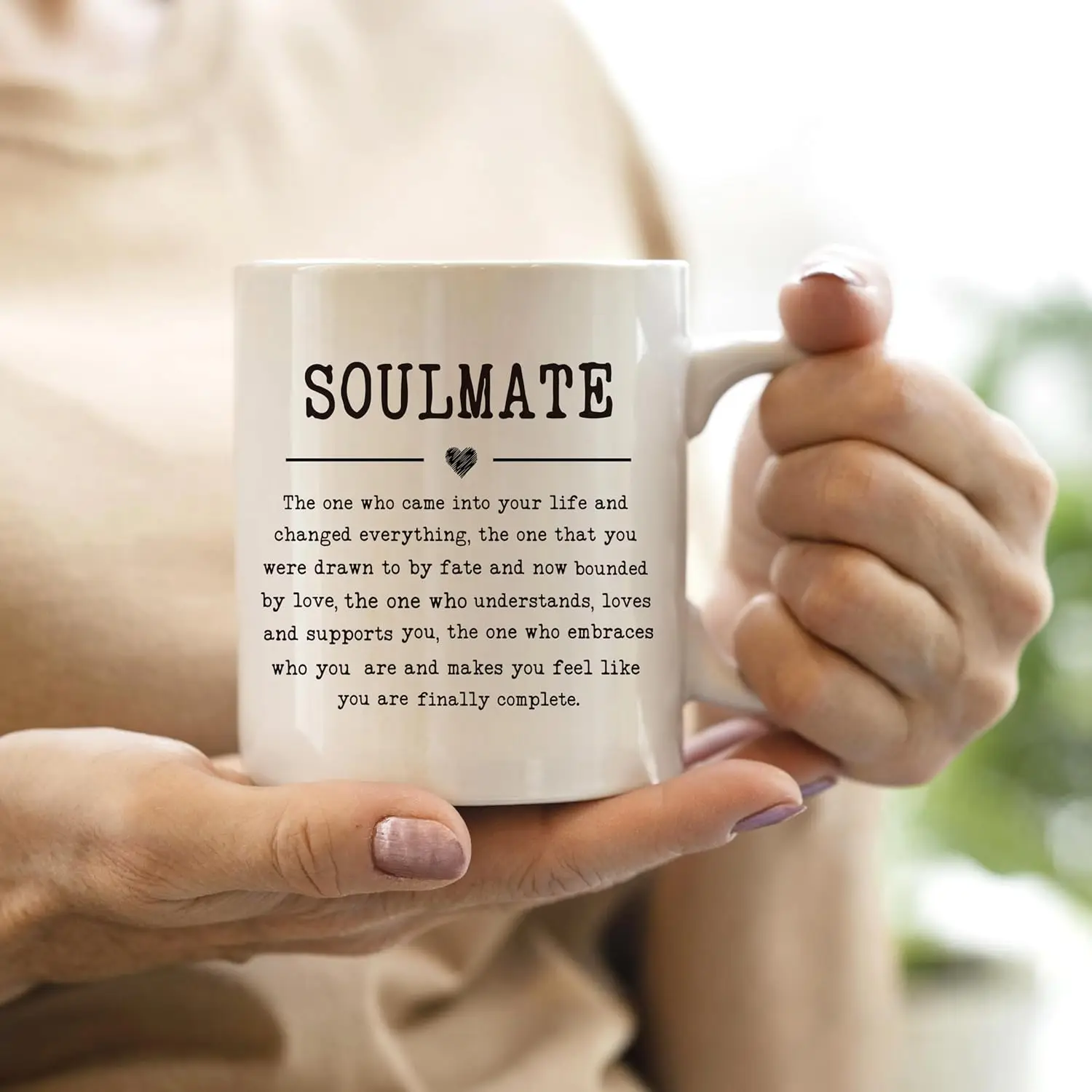 Soulmate Gifts Mug, Gifts for Soulmate Friends Him Her Coffee Mug, Soulmate Mug Tea Cup Gifts for Him Her Boyfriend Girlfriend,