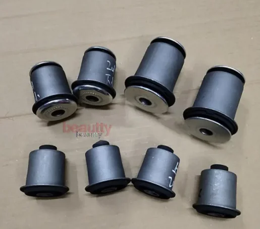 8pcs Upper swing arm bushing Lower arm rubber sleeve Lower suspension iron sleeve bushing For Foton sauvana tunland E3 E5 E7