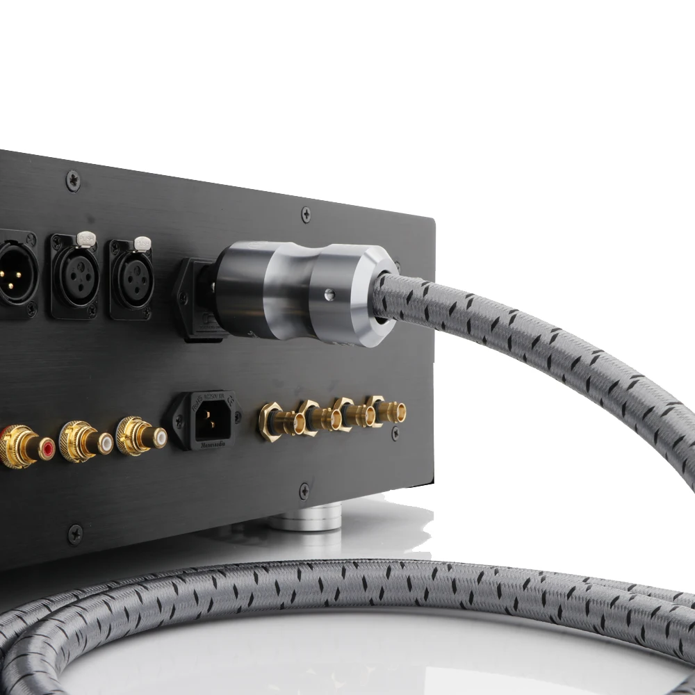 JP Krell HIFi สายไฟ CRYO-156 EU สายไฟ AC สายไฟ SCHUKO Audio CD เครื่องขยายเสียง AMP มุม EU Plug สายไฟ