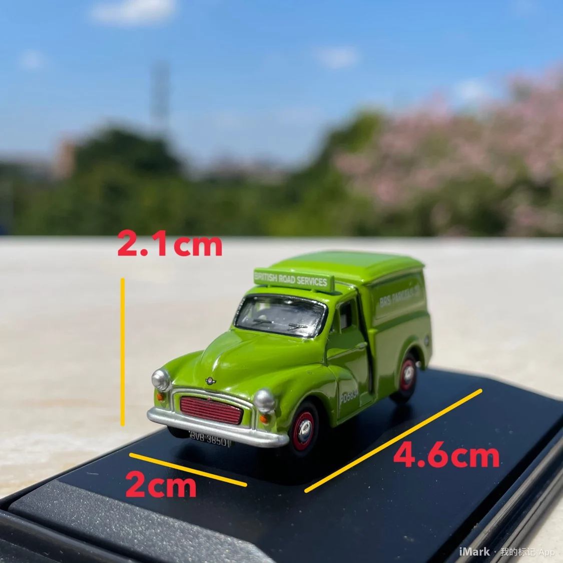 Diecast Maßstab 1:76 Morris Pickup Legierung Auto Modell Sammlerstück Spielzeug Geschenk Souvenir Display Ornament
