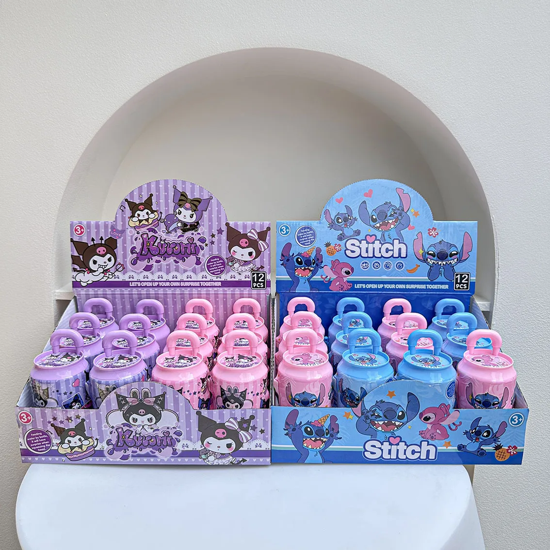 

1-12 шт., милый мультяшный стежок, может глухая коробка, коробка на тележке, кукла, брелок, подвеска ручной работы, украшение