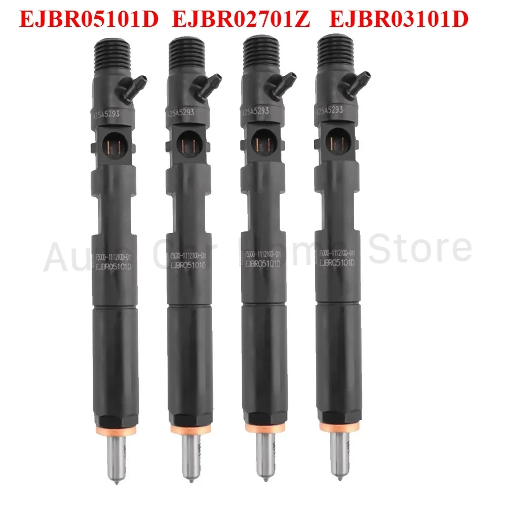 4 piezas EJBR05101D EJBR05102D 28232251 8200676774   Nueva boquilla de inyector de combustible diésel para Renault Clio Kangoo Nissan Dacia 1.5DCI K9K