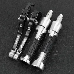 For Honda XLV 600 650 700 TRANSALP XL600V XL650V XL700V Motorcycle Adjustable Brake Clutch Levers Handlebar Hand Grips ends