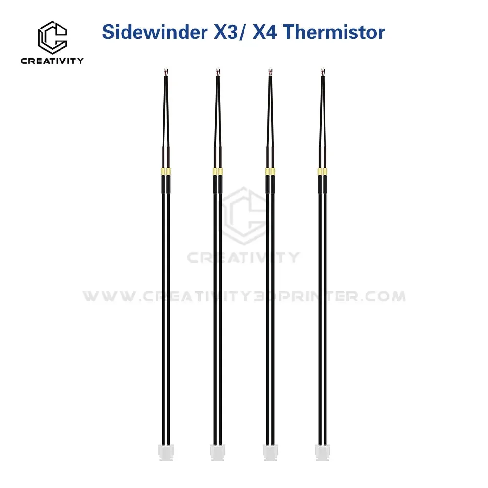 Fit Artillery SW-X3 X4 3D 24V 48W Ceramic Cartridge Heater Heating Rod 300°C And 100K NTC Thermistor Sidewinder X3 X4 heat tube