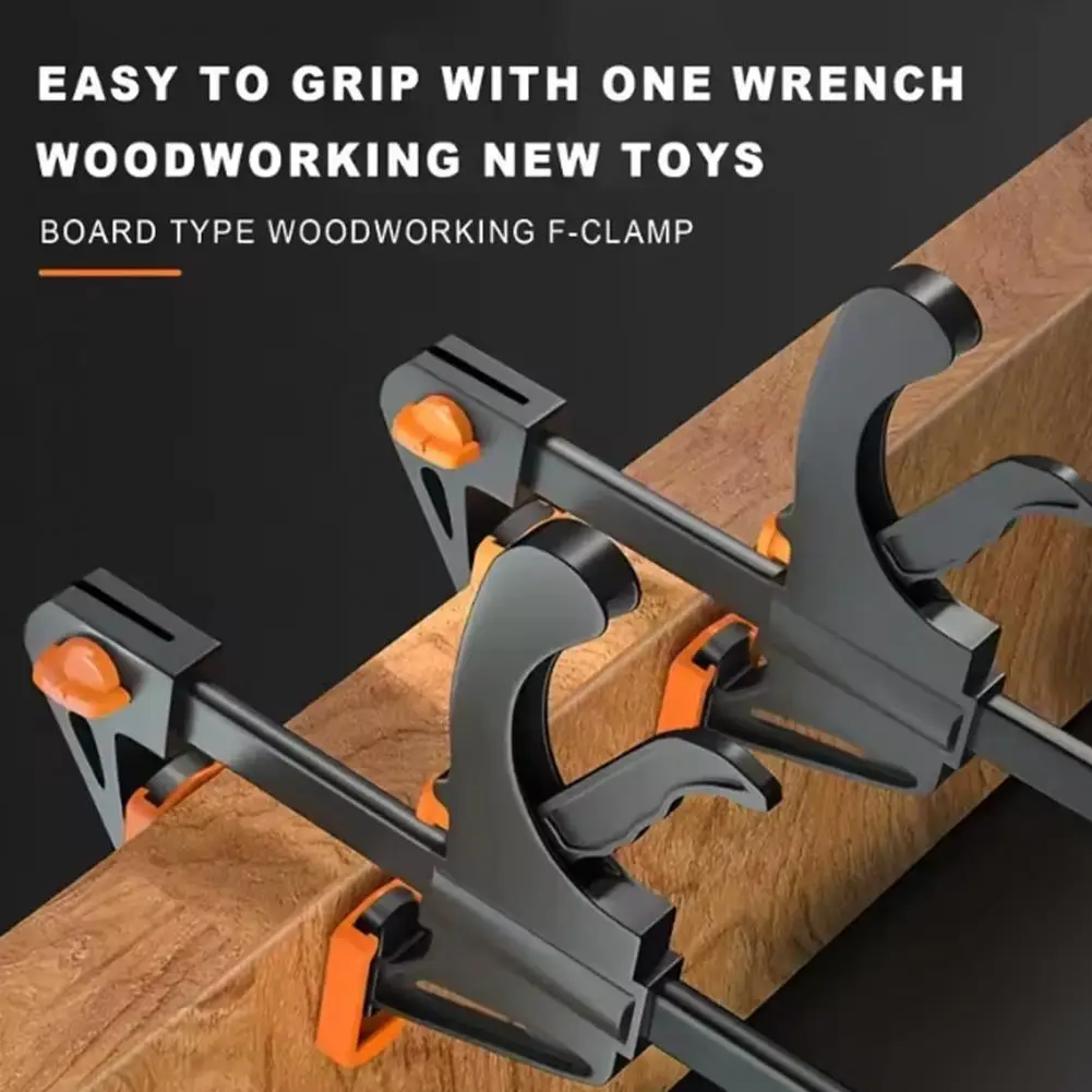 1/2Pcs Woodworking Clamp Reinforced Easy to Use Craft Clamp Woodworking Furniture Without Scratching Surface DIY Craft Tool
