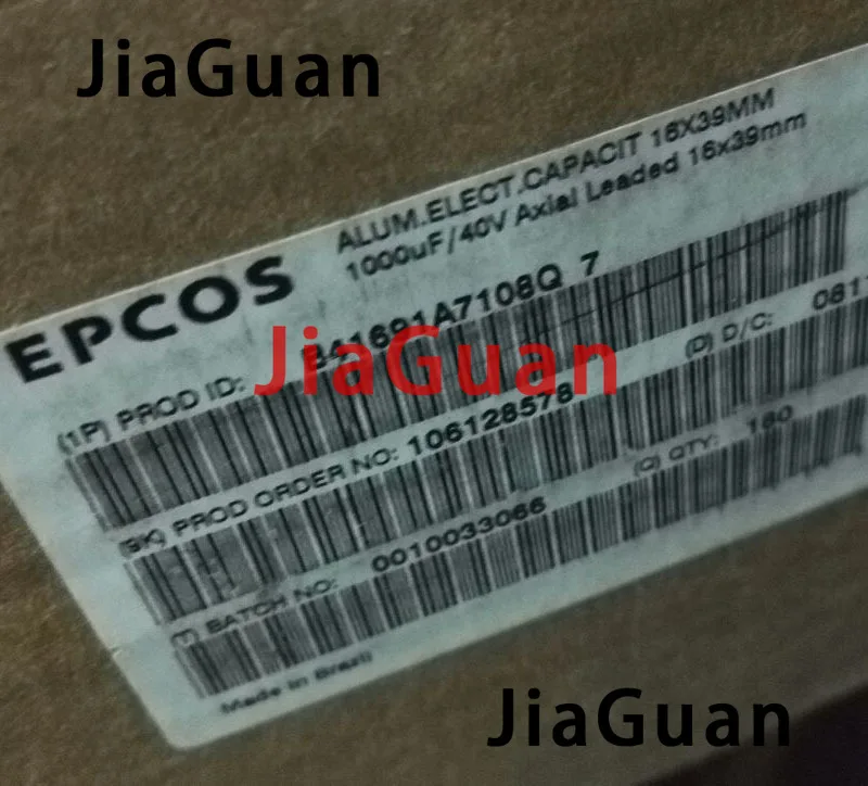 4PCS NEW EPCOS B41691 40V 1000UF 16X39MM SIKOREL 125 degrees 40V1000UF B41691A7108Q 7 1000UF/40V LL 1000UF40V