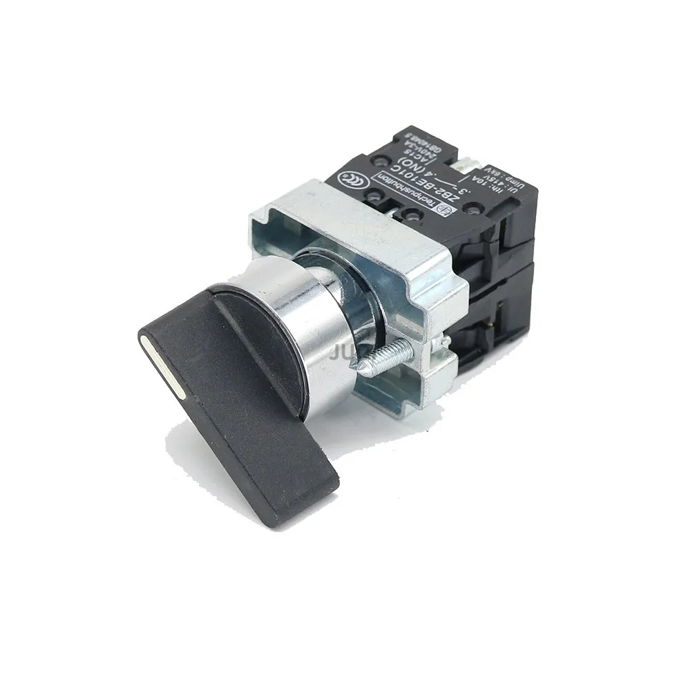 1Pcs long-handle knob switch XB2-BJ33 gear 2 knob 1NO/1NC/2NO self-locking selector switch