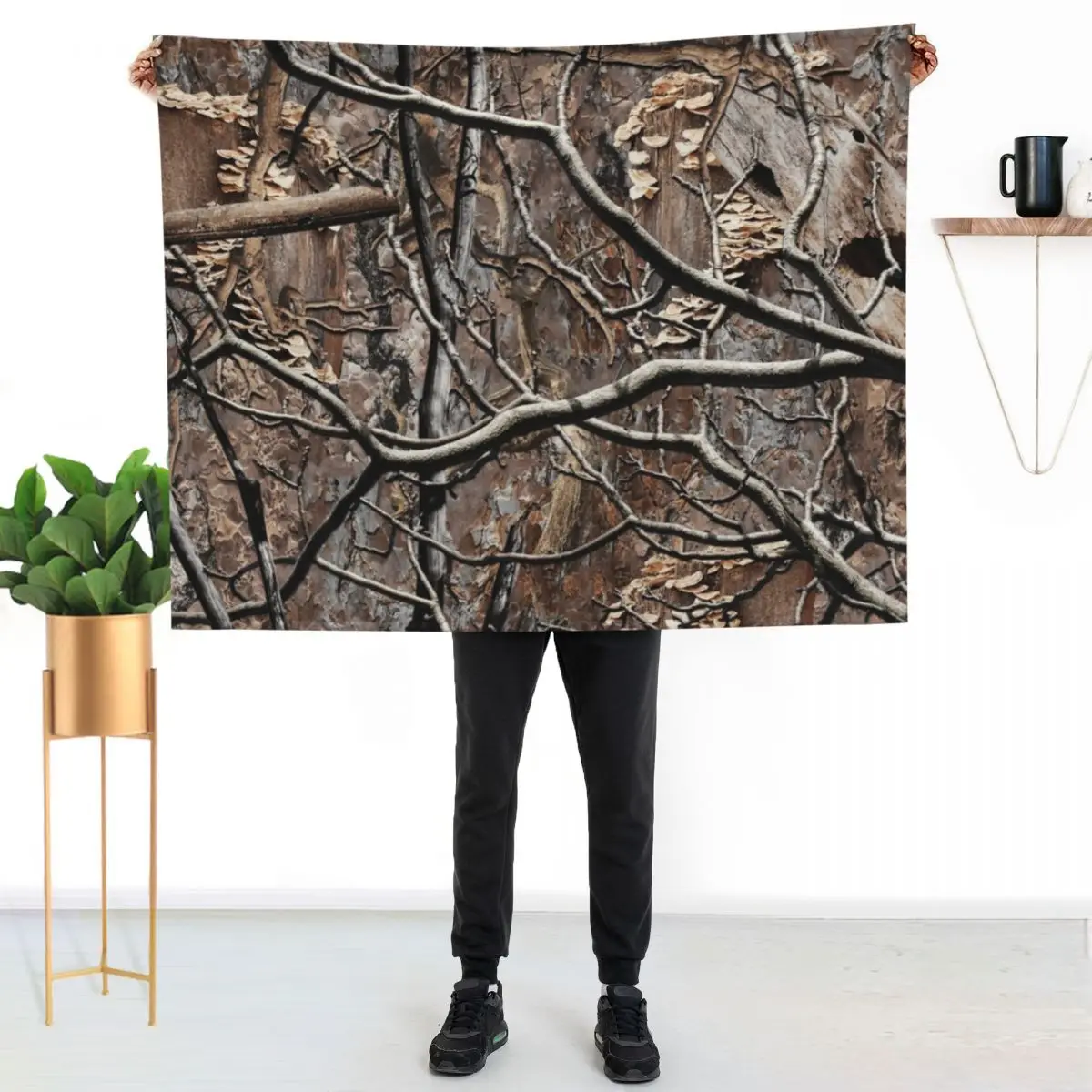 Hunting Camouflage Pattern 8 Throw Blanket cosplay anime Heavy Soft Plush Plaid Soft Blankets For Bed warm for winter Blankets