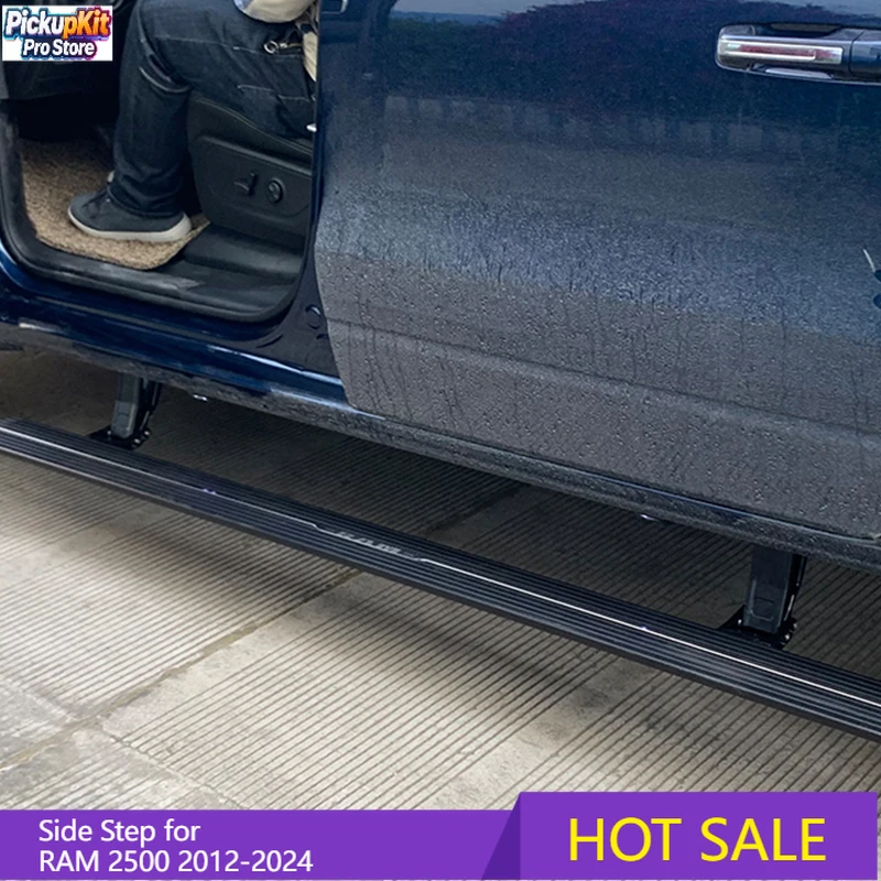 

Heavy-Duty Automatic Electric Power Running Boards Side Steps for RAM 2500 2012-2024