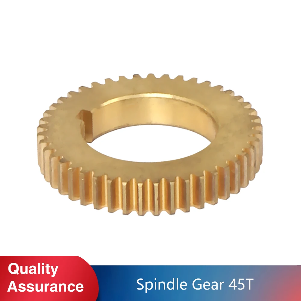 Spindle Gear 45 Teeth for SEIG SC2-004&C2&C3&CX704&Grizzly G8688 & JET BD-6&JET BD-X7 Mini Lathe Copper Gear Spares