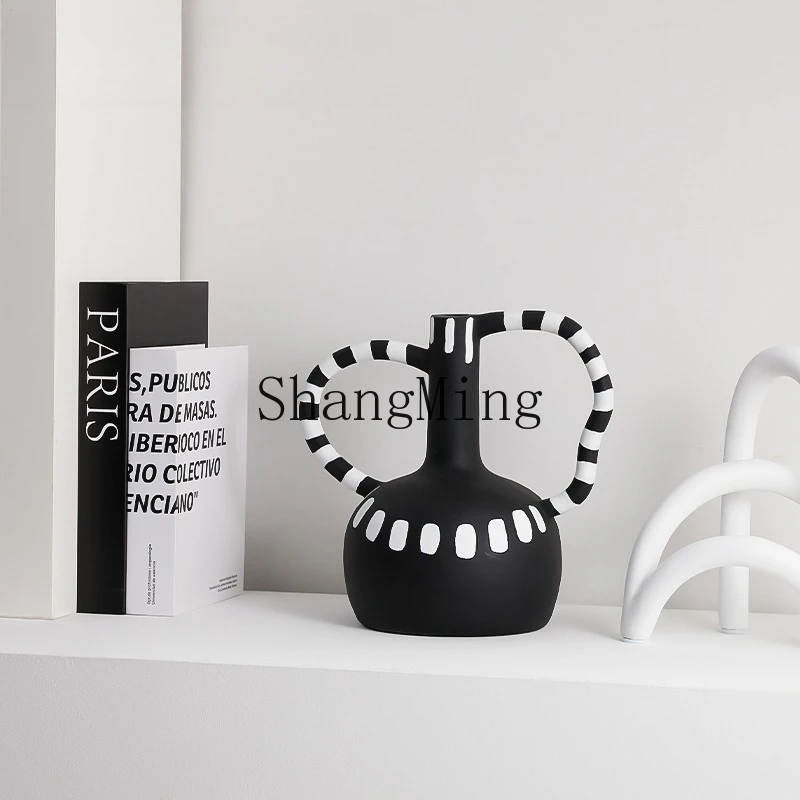 LXY advanced sense wabi-sabi abstract art vase ornament living room soft decoration