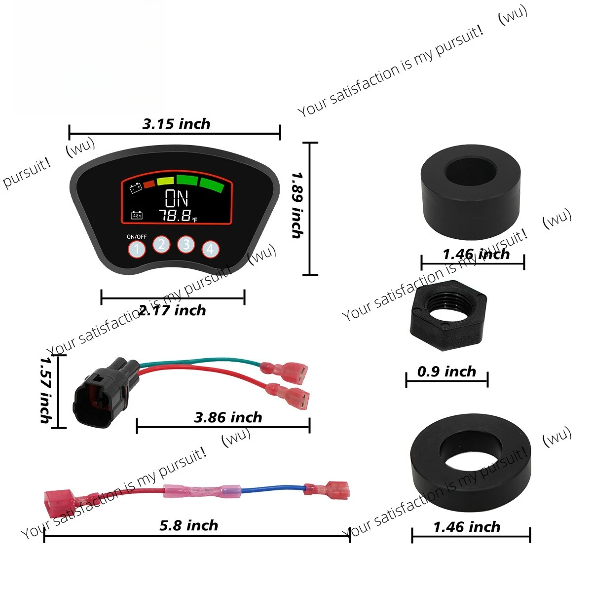 For ClubCarYAMAHA one-button start battery password electric door lock, keyless switch
