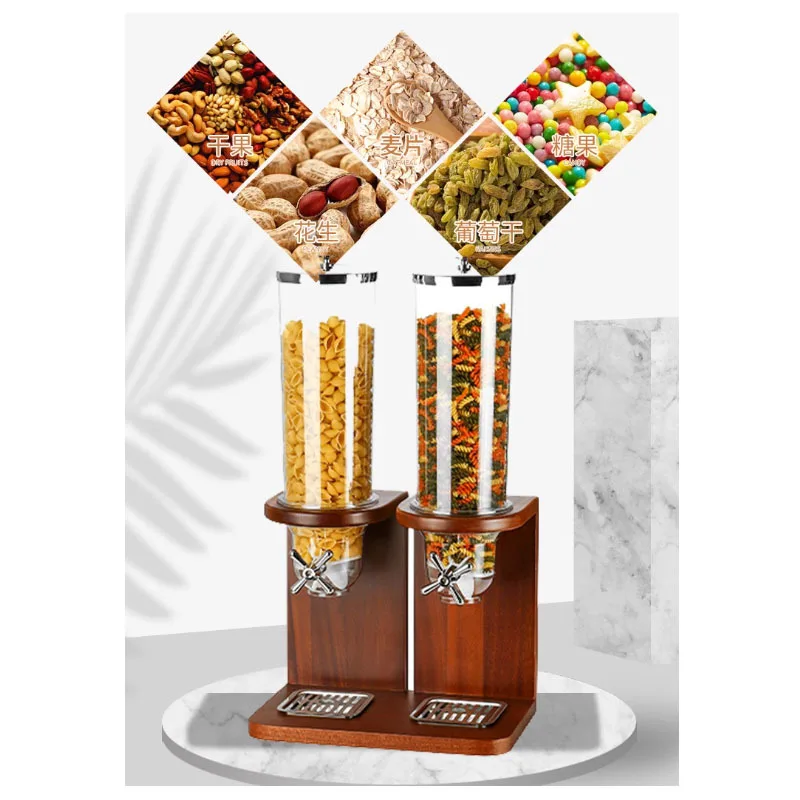 Oat dispenserscereal  dispensers Grain storage jarsBuffet wooden seat cereal