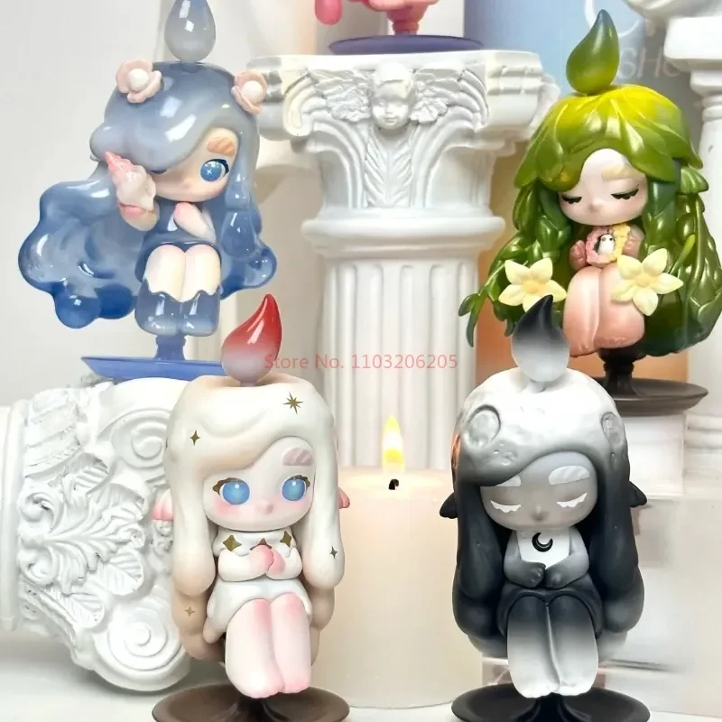 Anime Figure Chaka Light Sprite Series Model Cute Candlelight Wave Rainbow Smolder Shadow Ofthe Trees Figurine Model Toys Gifts